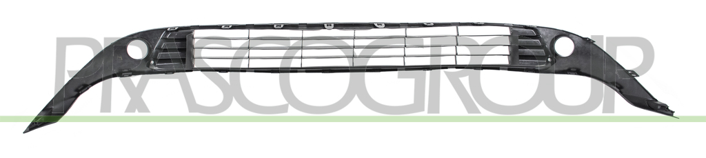 FRONT BUMPER GRILLE-CENTRE-BLACK-WITH FOG LAMP HOLE