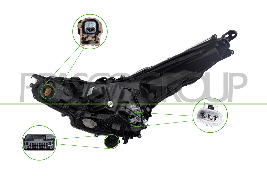 PROIETTORE DESTRO-ELETTRICO-CON MOTORE-LED