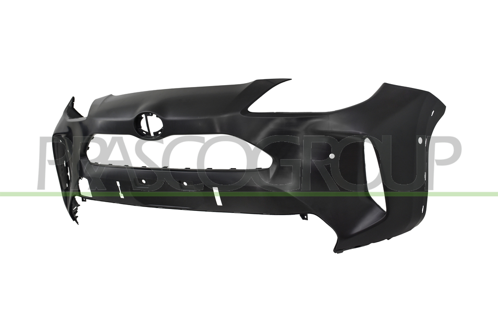 FRONT BUMPER-BLACK-SMOOTH-FINISH TO BE PRIMED-WITH HOLES FOR PDC AND PARK ASSIST MOD. ACTIVE-TREND-LOUNGE