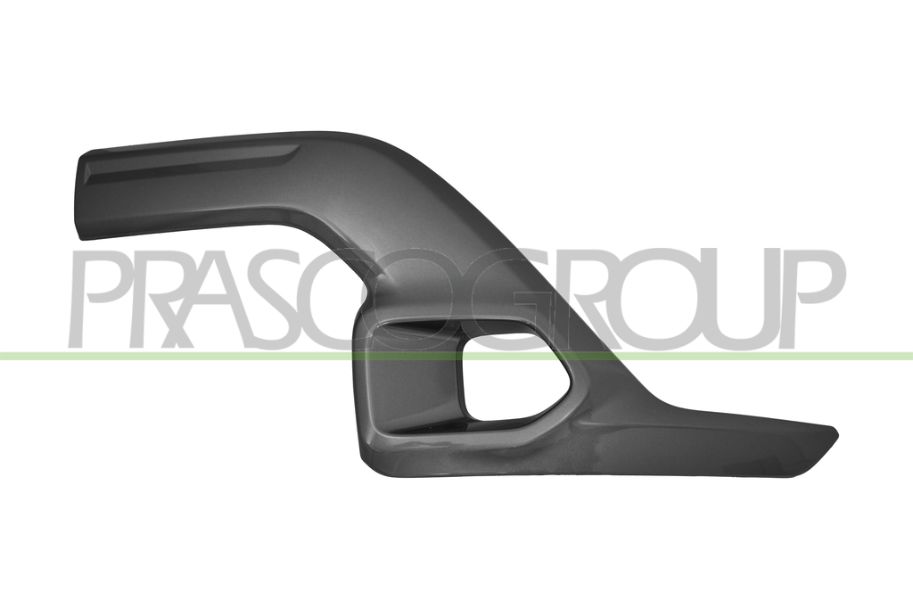 FRONT BUMPER MOLDING LEFT-SILVER