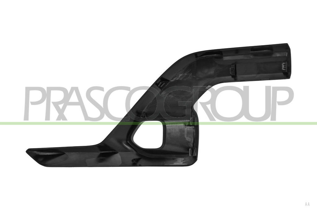 FRONT BUMPER MOLDING LEFT-SILVER