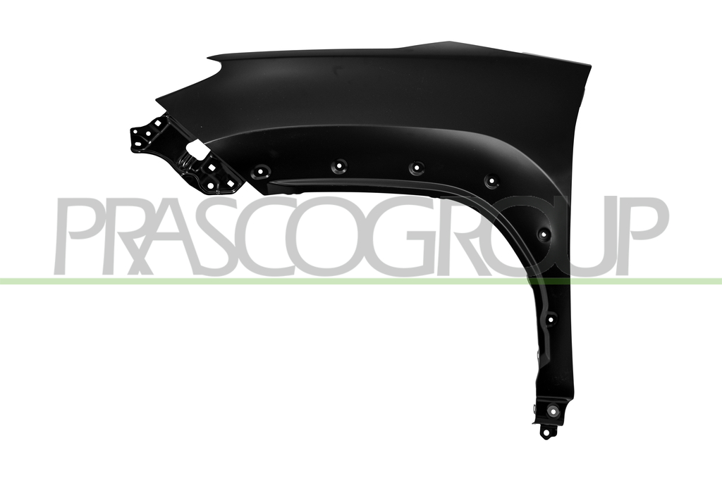 FRONT FENDER LEFT-WITH WING EXTENSION HOLES