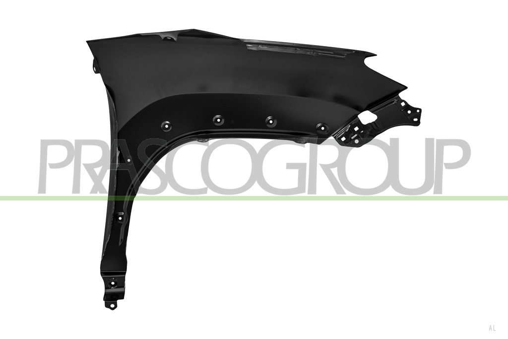FRONT FENDER LEFT-WITH WING EXTENSION HOLES