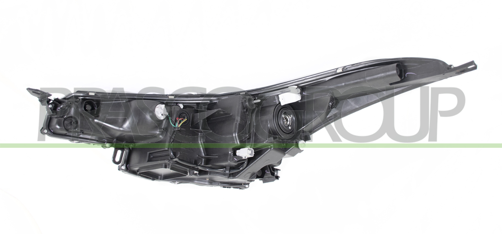 HEADLAMP RIGHT HIR2 ELECTRIC-WITHOUT MOTOR-WITH CORNER PROJECTOR-BLACK-LED