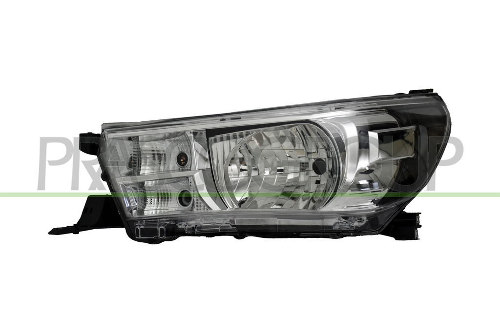 OPTICA IZQUIERDA H4-ELECTRICA-CON MOTOR-CROMADA