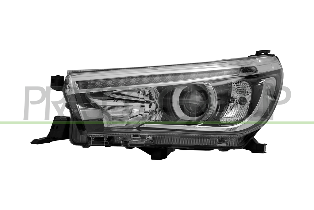 SCHEINWERFER LINKS HB3-MIT LWR-MIT MOTOR-LED-SCHWARZ