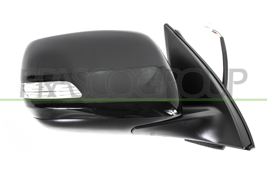 RETROVISORE DESTRO-ELETTRICO-NERO-CON FANALE-CONVESSO