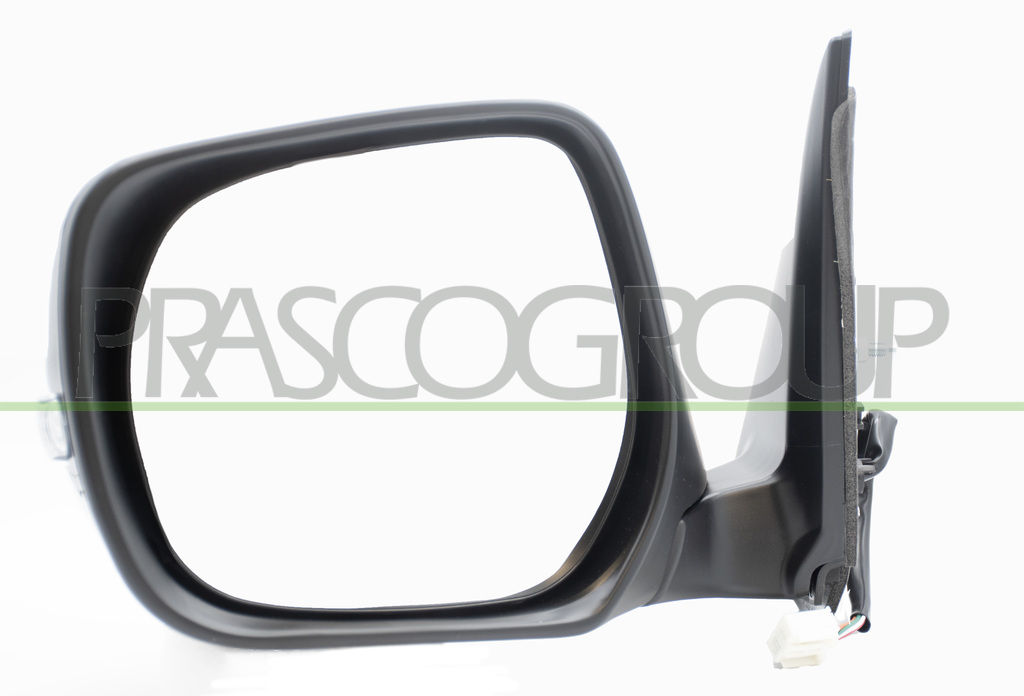RETROVISORE SINISTRO-ELETTRICO-NERO-CON FANALE-CHIUDIBILE-CONVESSO