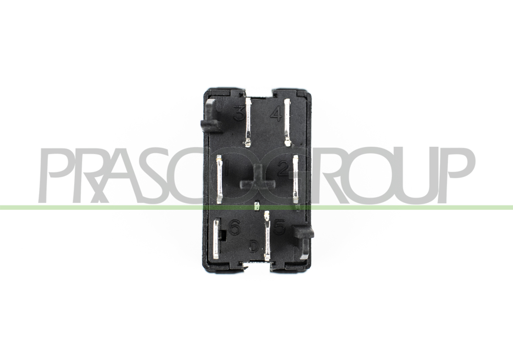 SWITCH WINDOW REGULATOR BLACK-FRONT RIGHT/LEFT DOOR-REAR RIGHT/LEFT DOOR-6 PINS