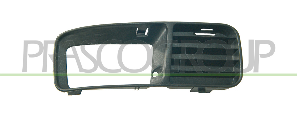 BUMPER GRILLE RIGHT-BLACK-WITH FOG LAMP HOLES