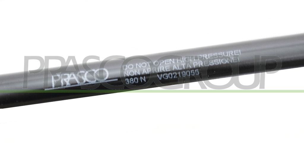 GASDRUCKFEDER HECKKLAPPE RECHTS/LINKS - 380 N - L 500 mm - H 205 mm - Ø 18 mm - Ø 8 mm
