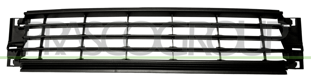 GRILLE CENTRALE DE PARE-CHOCS AVANT-NOIRE