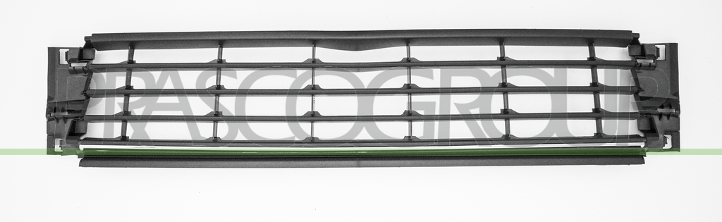REJILLA CENTRAL PARACHOQUES-NEGRA GRANULADA-CON MOLDURA CROMADA MOD. COMFORTLINE GASOLINA