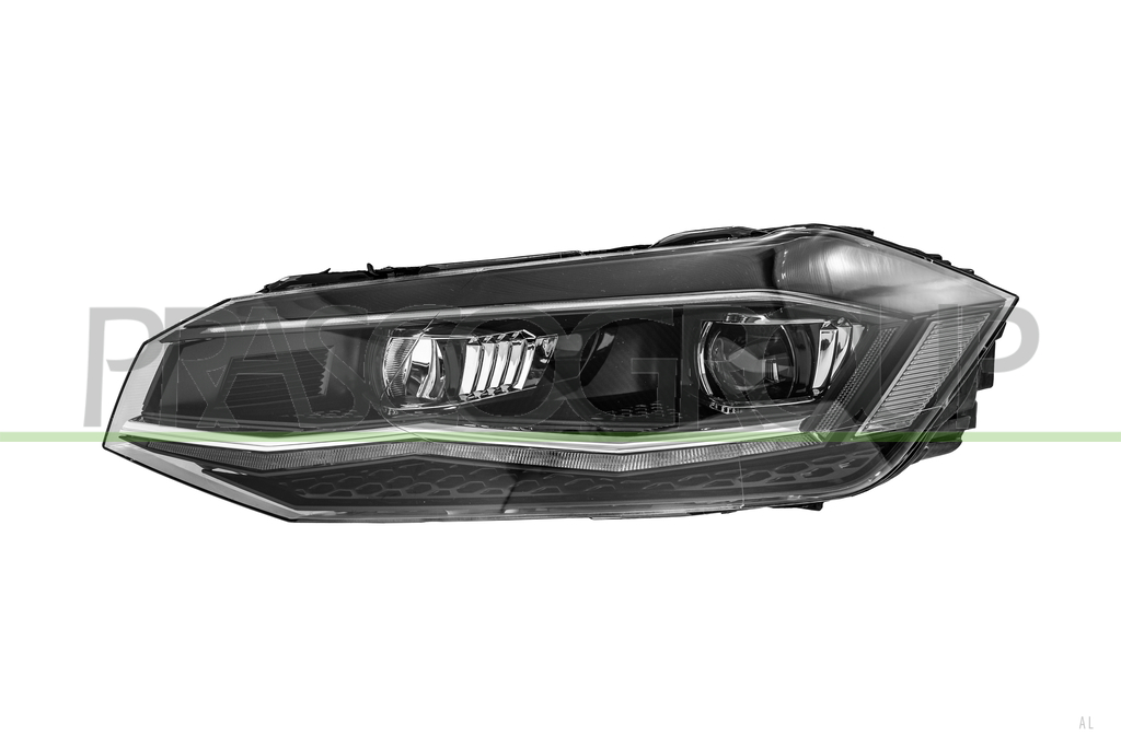 OPTICA IZQUIERDA-ELECTRICA-CON MOTOR-SIN UNIDAD DE CONTROL-CON BORDE CROMADO-FULL LED-MONTAJE VALEO