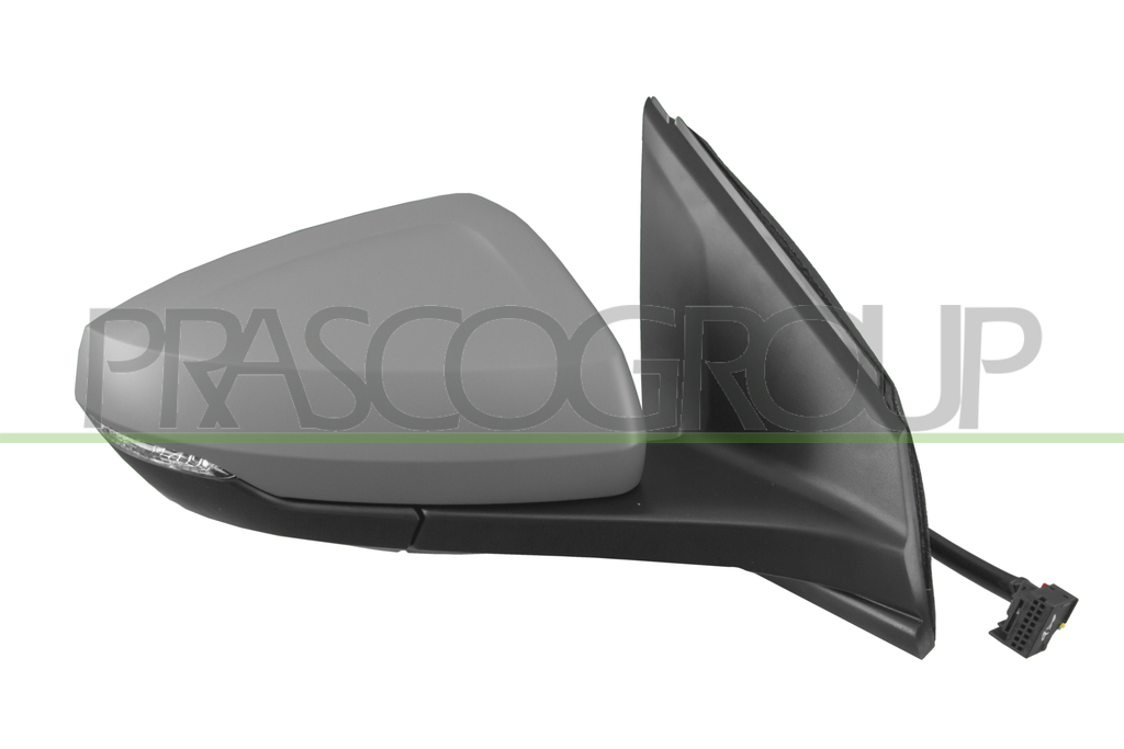 ESPEJO DERECHO ELECTRICO-IMPRIMADO-TERMICO-CON PILOTO-CONVEXO-6 PINES