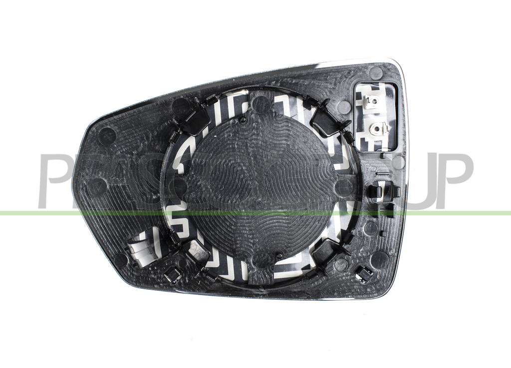 MIRROR GLASS BASE RIGHT-HEATED-ASPHERICAL