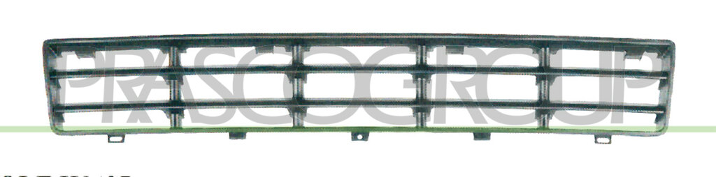 FRONT BUMPER GRILLE-CENTRE-BLACK