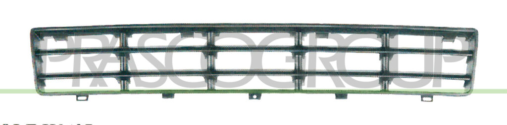 GRIGLIA PARAURTI ANTERIORE-CENTRALE-NERA