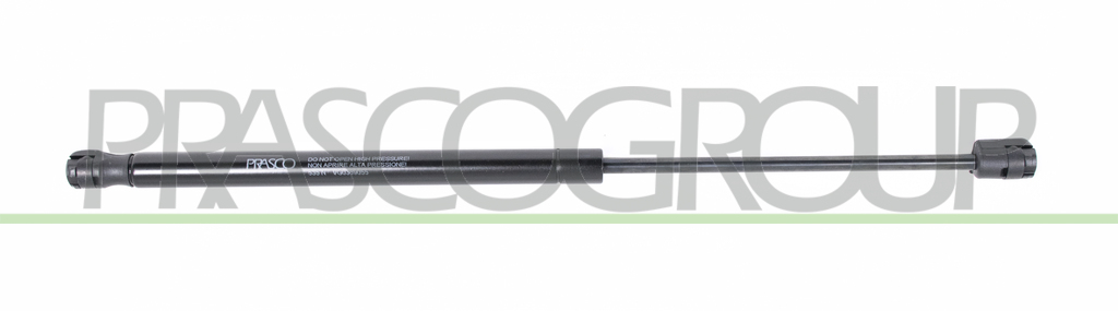 AMORTIGUADOR DE MALETERO DERECHO/IZQUIERDO PORTON TRASERO - 535 N - L 450 mm - C 178 mm - Ø 18 mm - Ø 8 mm