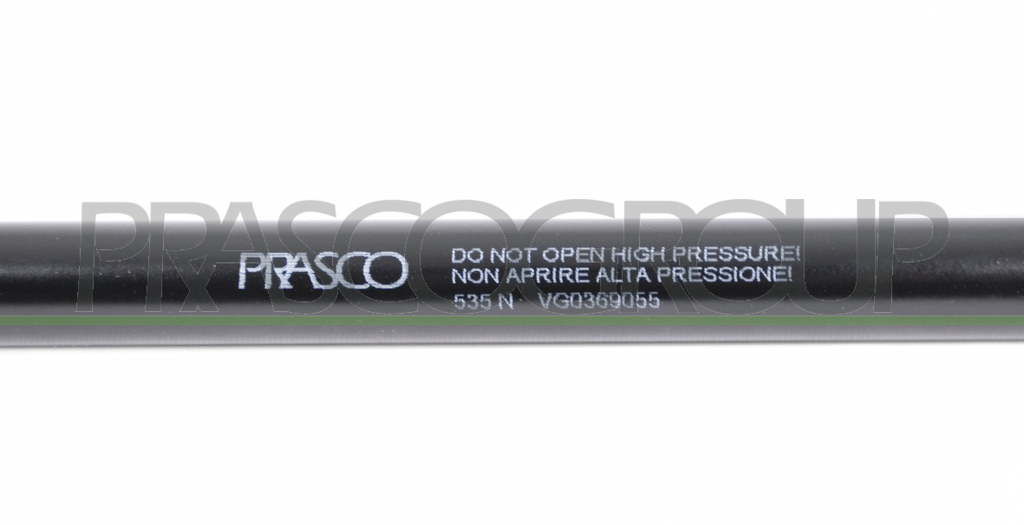AMORTIGUADOR DE MALETERO DERECHO/IZQUIERDO PORTON TRASERO - 535 N - L 450 mm - C 178 mm - Ø 18 mm - Ø 8 mm