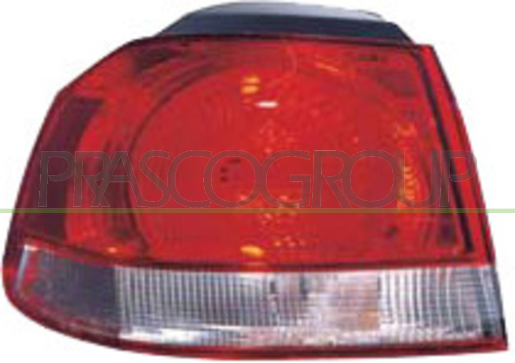 FEU D'AILE ARRIERE DROIT SANS PORTE LAMPE-ROUGE/BLANC (TYPE HELLA)