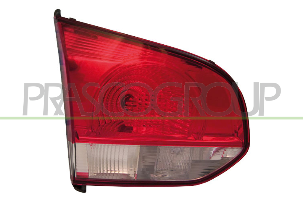 FEU INTERIEUR ARRIERE GAUCHE SANS PORTE LAMPE ROUGE/BLANC (TYPE HELLA)