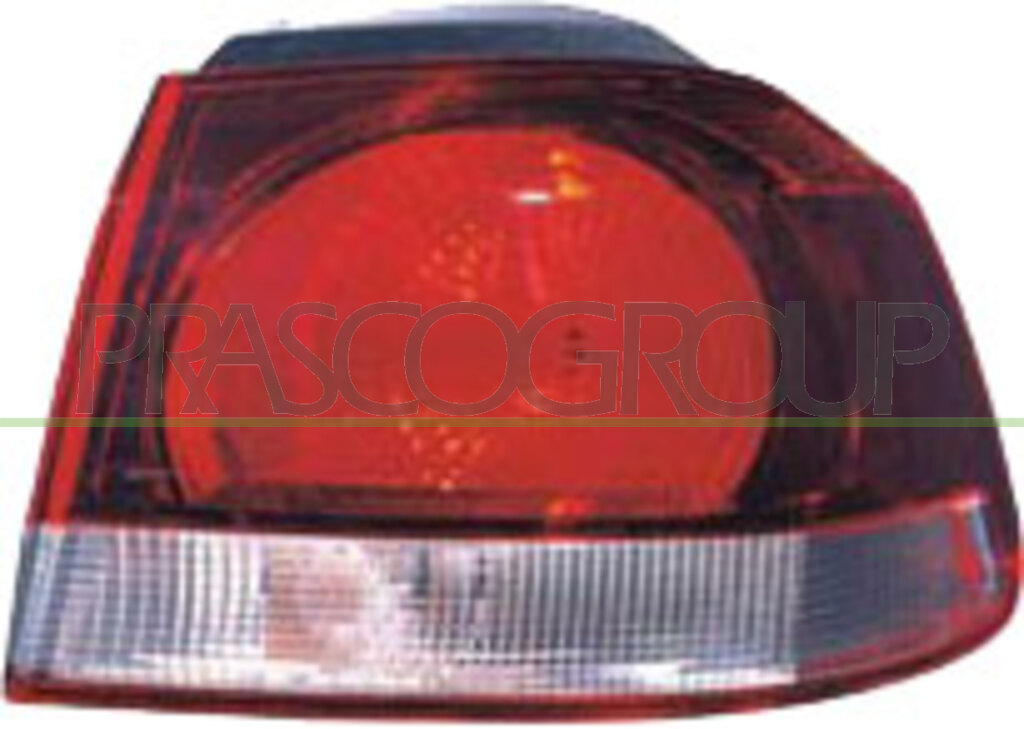 TAIL LAMP LEFT-OUTER SMOKE-WITHOUT BULB HOLDER (HELLA TYPE)