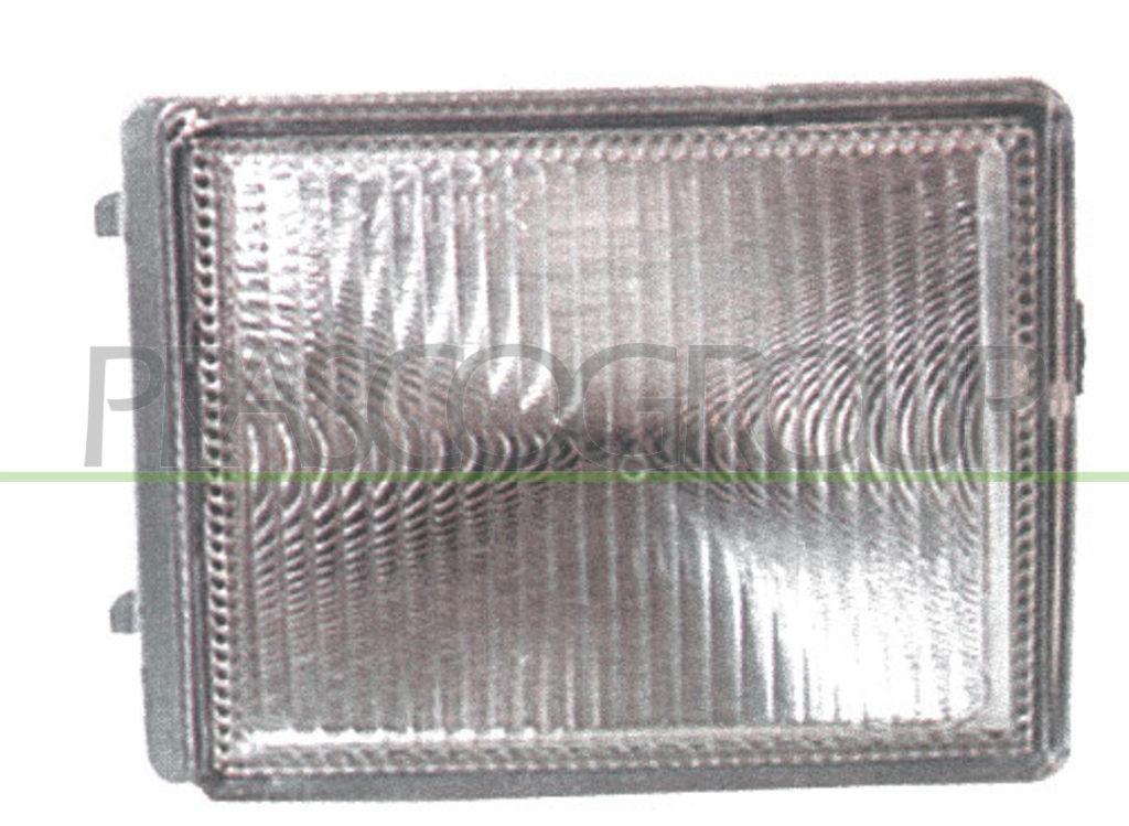 FRONT BUMPER LENS RIGHT-SHORT