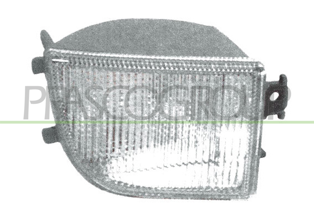 FRONT BUMPER LAMP RIGHT-CLEAR-WITH BULB HOLDER