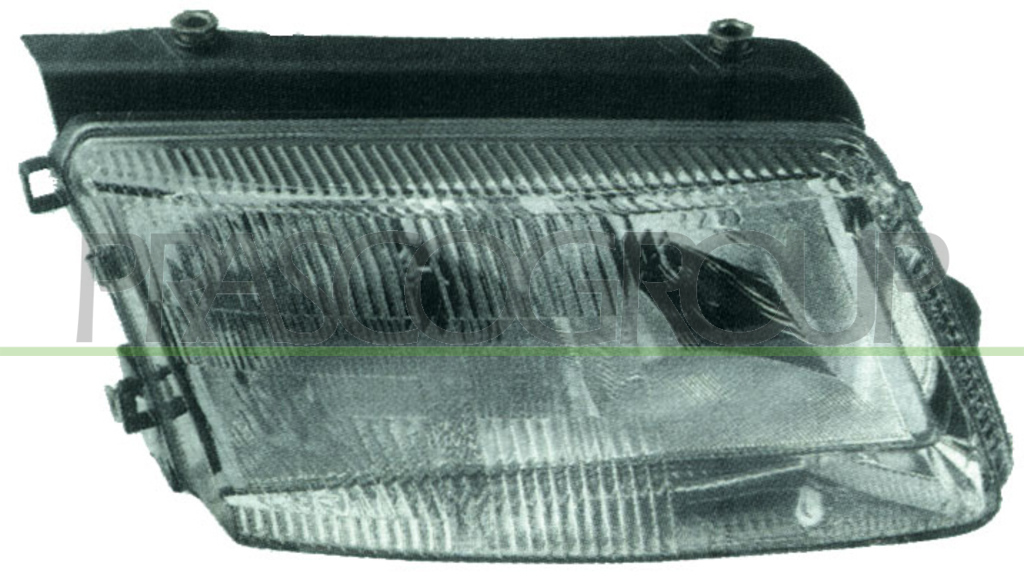 OPTICA DERECHA H7+H1 ELECTRICA-SIN MOTOR ( SIN ANTINIEBLA)