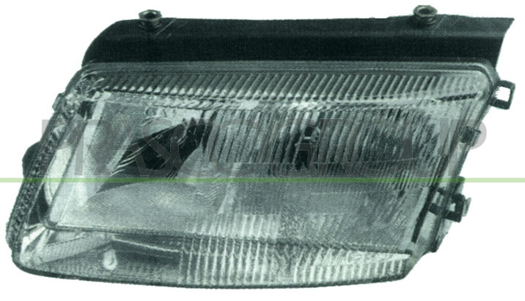 OPTICA IZQUIERDA H7+H1 ELECTRICA-SIN MOTOR ( SIN ANTINIEBLA)