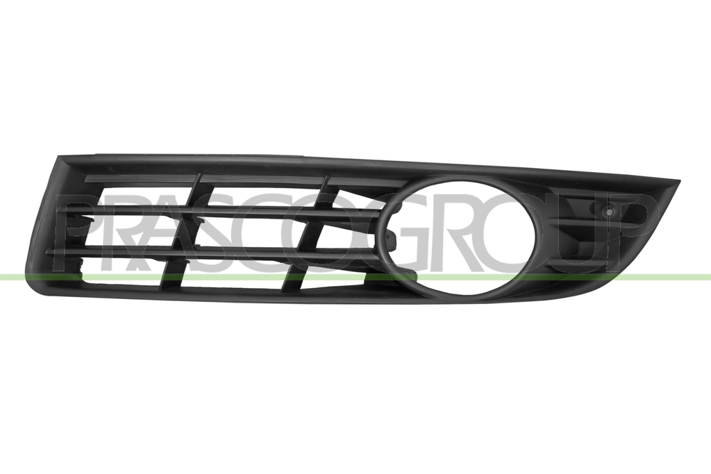 BUMPER GRILLE LEFT-BLACK-WITH FOG LAMP HOLE-OPEN