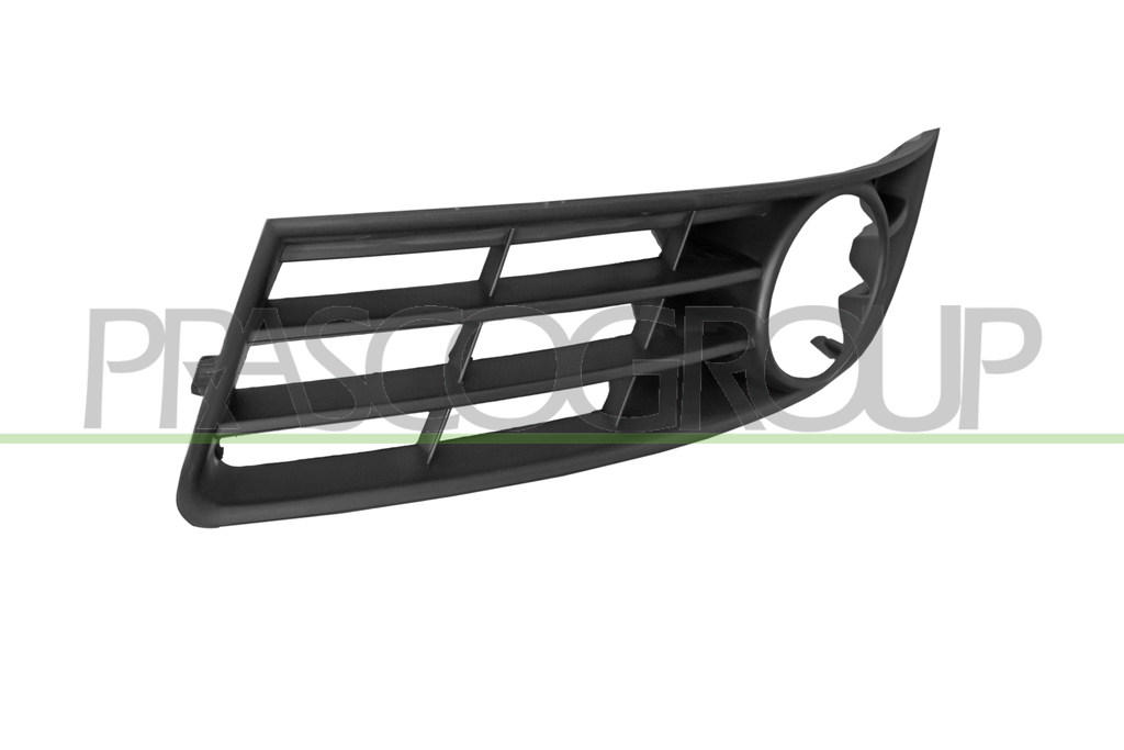BUMPER GRILLE LEFT-BLACK-WITH FOG LAMP HOLE-OPEN