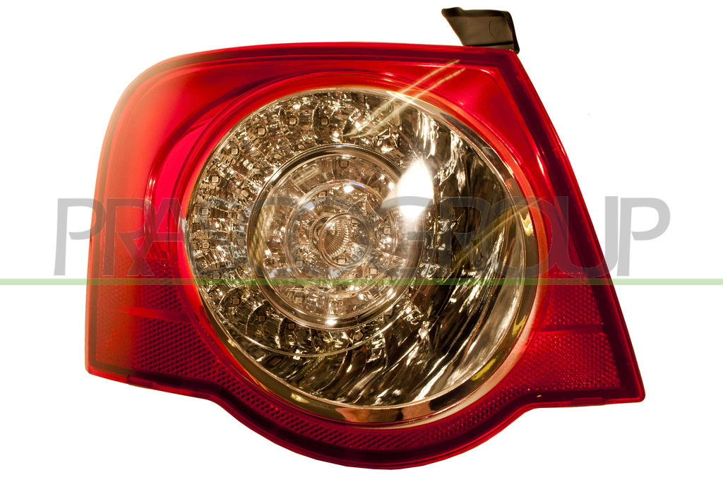 TAIL LAMP LEFT-OUTER-RED/CLEAR-WITHOUT BULB HOLDER MOD. 4 DOOR-LED