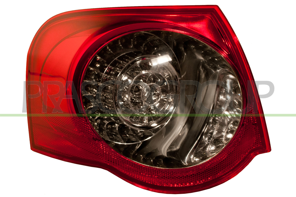 TAIL LAMP LEFT-OUTER-WITH BULB HOLDER RED/CLEAR MOD. STATION WAGON-LED