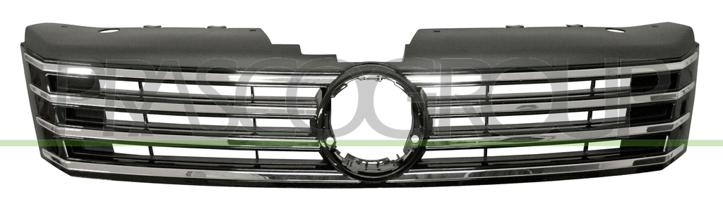 RADIATOR GRILLE-BLACK-WITH CHROME MOLDING