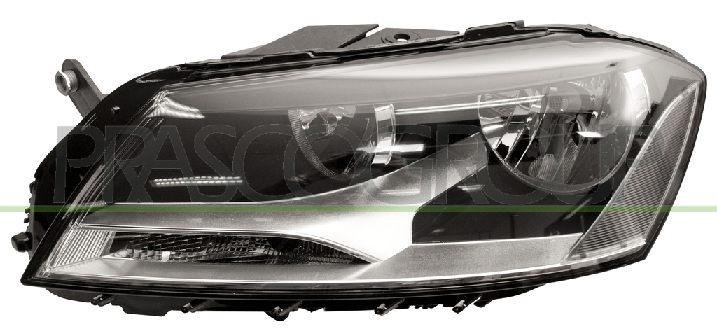 HEADLAMP LEFT H7+H7 ELECTRIC-WITH MOTOR (VALEO TYPE)