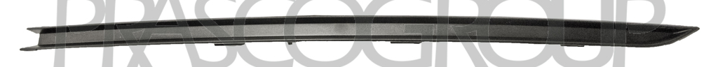 FRONT BUMPER GRILLE MOLDING LEFT-BLACK