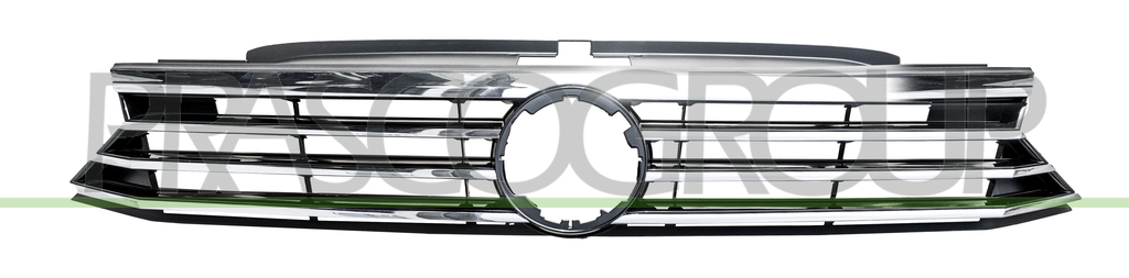 GRILLE CALANDRE-OUVERTE-AVEC MOULURE CHROMEE'