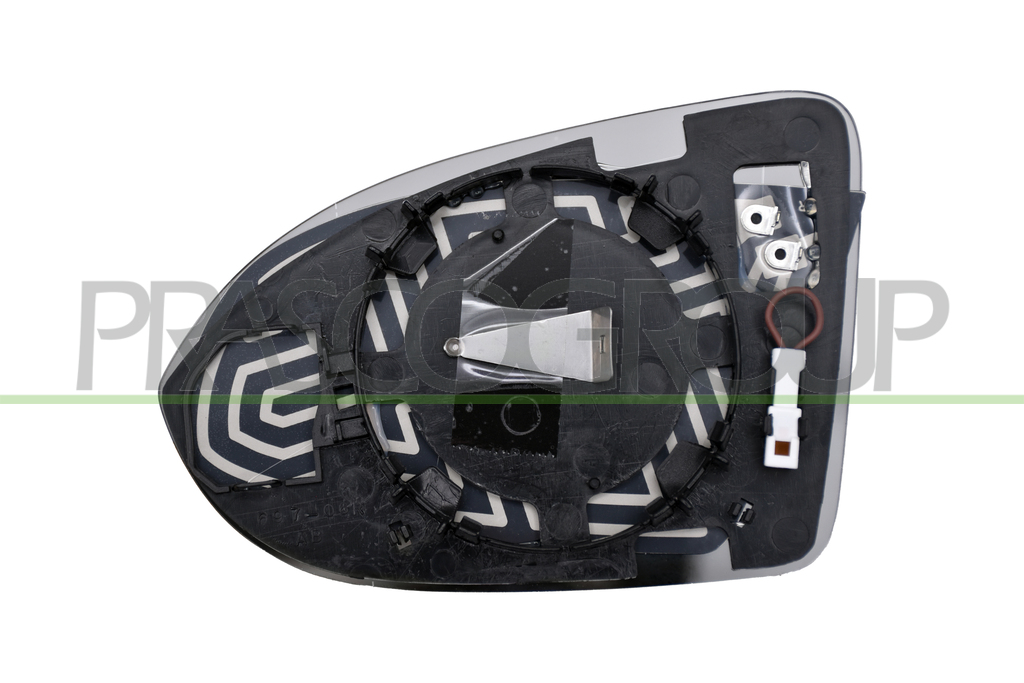 MIRROR GLASS BASE RIGHT-HEATED-WITH PROVISION FOR AUTO DIMMING-ASPHERICAL