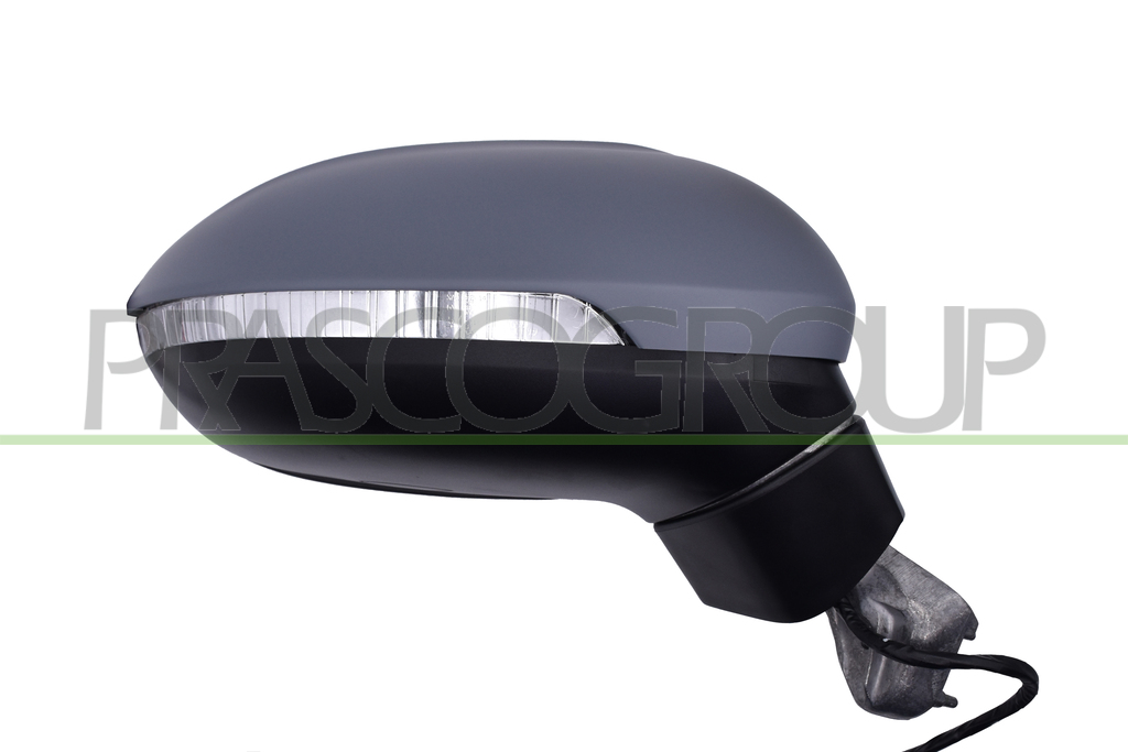 RETROVISORE DESTRO-ELETTRICO-CON PRIMER-TERMICO-CON FANALE-CONVESSO-6 PINS