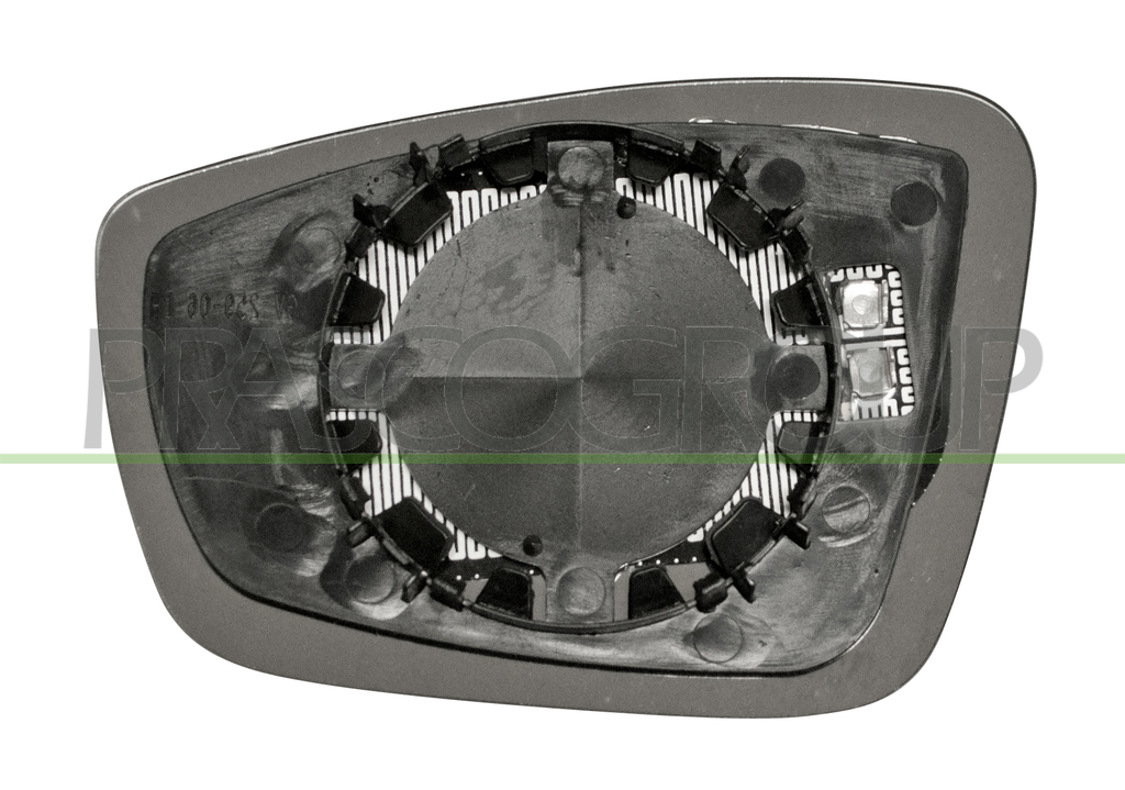 MIRROR GLASS BASE RIGHT-HEATED-CONVEX