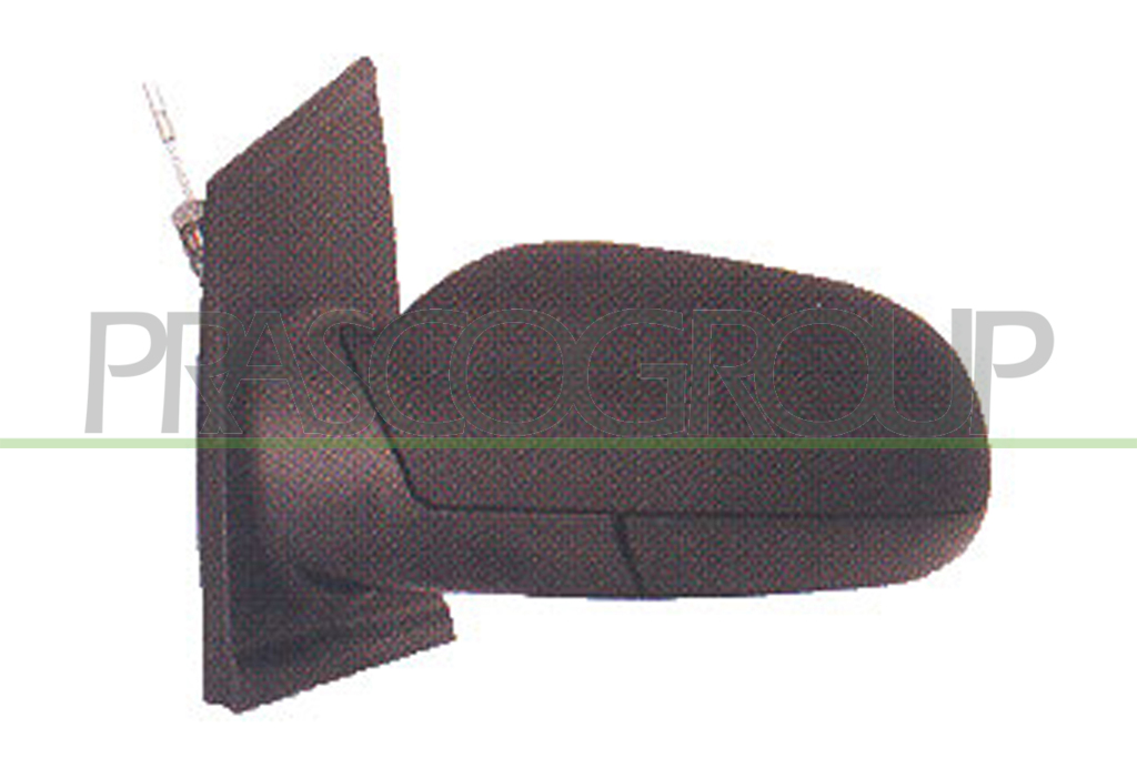 DOOR MIRROR LEFT-ELECTRIC-PRIMED-HEATED-ASPHERICAL-5 PINS
