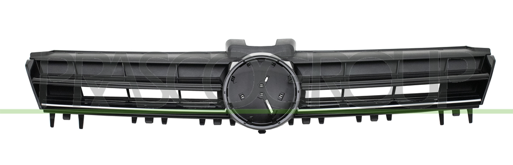 REJILLA-NEGRA CON MOLDURA CROMADA MOD. TRENDLINE