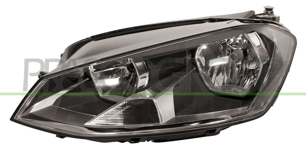 PROIETTORE SINISTRO H7+H15-ELETTRICO-CON MOTORE-NERO