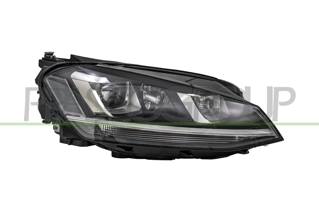HEADLAMP RIGHT XENON D3S+H7 ELECTRIC-WITH MOTOR-BLACK MOD. GTD