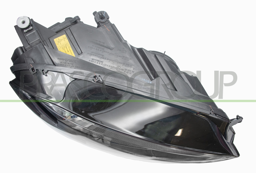 HEADLAMP RIGHT-XENON D3S+H7 ELECTRIC-WITH MOTOR-BLACK-AFS/LED MOD. GTD