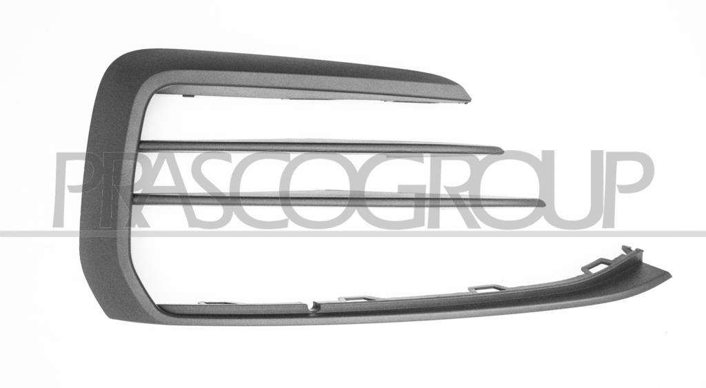 BUMPER GRILLE RIGHT-BLACK-OPEN