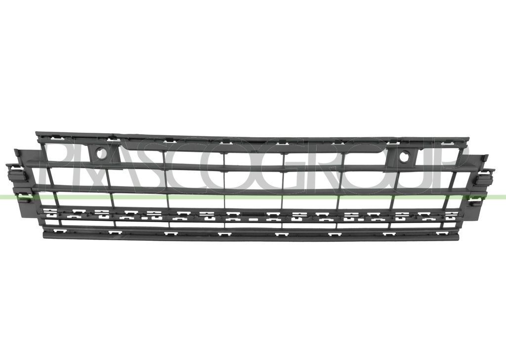 FRONT BUMPER GRILLE-CENTRE-BLACK-WITH PDC+SENSOR HOLDERS