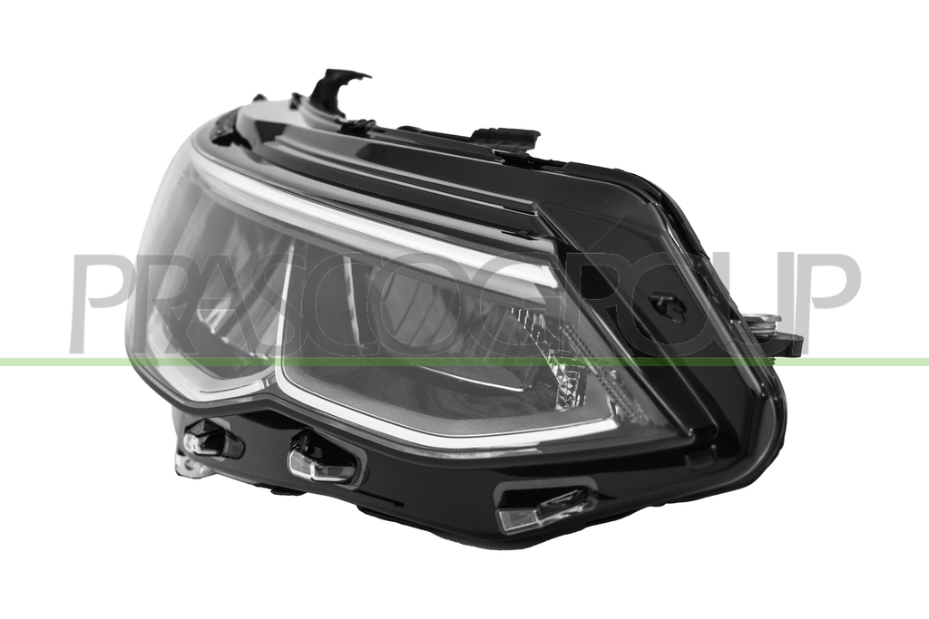 PROIETTORE DESTRO-ELETTRICO-CON MOTORE-NERO-LED-VERSIONE VALEO